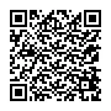 Código QR para número de teléfono +12178429482