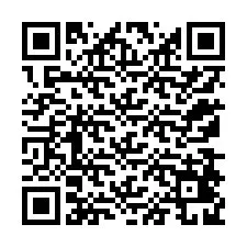 QR kód a telefonszámhoz +12178429488