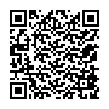 QR Code สำหรับหมายเลขโทรศัพท์ +12178829857