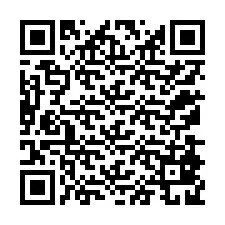 Código QR para número de teléfono +12178829858