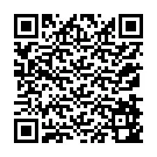 QR код за телефонен номер +12178942708