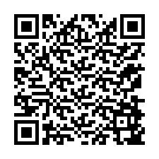 QR kód a telefonszámhoz +12178947352