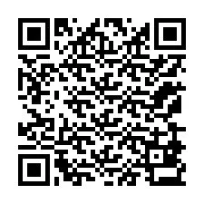 QR Code สำหรับหมายเลขโทรศัพท์ +12179833025