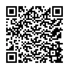 QR Code สำหรับหมายเลขโทรศัพท์ +12179847287