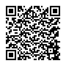 Código QR para número de teléfono +12179847762