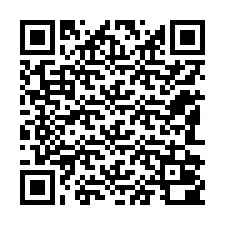 QR-код для номера телефона +12182000013