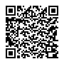 Código QR para número de teléfono +12182000072