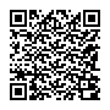 Código QR para número de teléfono +12182000076