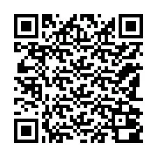 Código QR para número de teléfono +12182000091