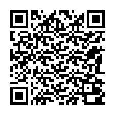 QR код за телефонен номер +12182000153