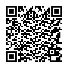 QR Code สำหรับหมายเลขโทรศัพท์ +12182000160