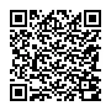 QR-код для номера телефона +12182000186