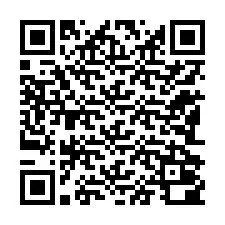 QR kód a telefonszámhoz +12182000236