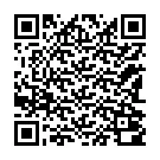 Código QR para número de teléfono +12182000261