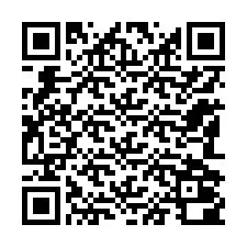 Código QR para número de teléfono +12182000307