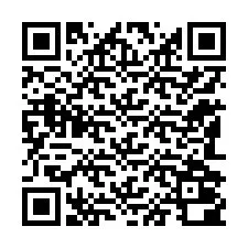 Código QR para número de teléfono +12182000346