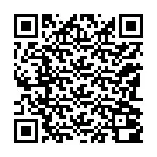 QR-koodi puhelinnumerolle +12182000358