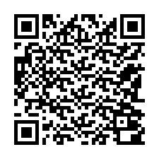 QR-koodi puhelinnumerolle +12182000373