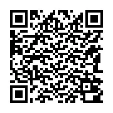 QR-koodi puhelinnumerolle +12182000402