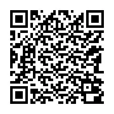 QR-code voor telefoonnummer +12182000408