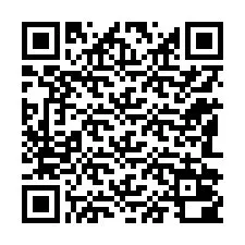 Codice QR per il numero di telefono +12182000416