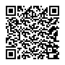 Código QR para número de teléfono +12182000435