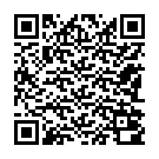 Código QR para número de teléfono +12182000437