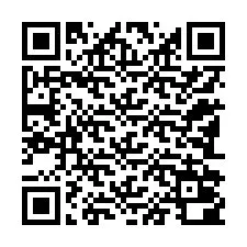 QR kód a telefonszámhoz +12182000438