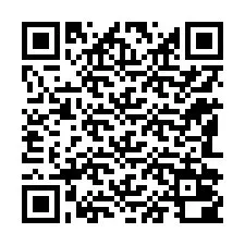 Código QR para número de teléfono +12182000442