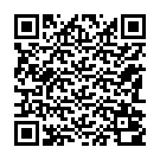 QR код за телефонен номер +12182000513