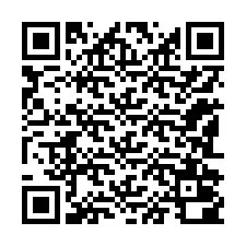 QR-code voor telefoonnummer +12182000575