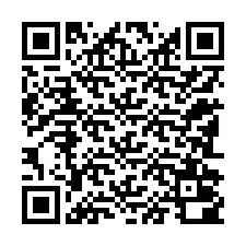 QR kód a telefonszámhoz +12182000578