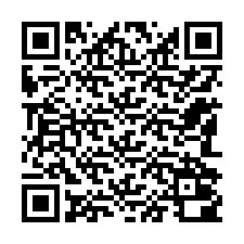 QR-код для номера телефона +12182000607