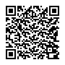 QR-код для номера телефона +12182000636