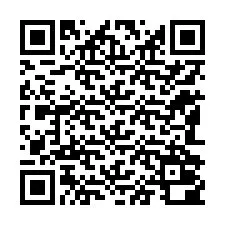 QR-код для номера телефона +12182000642