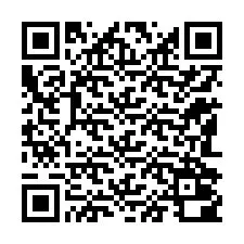 QR-код для номера телефона +12182000652