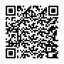 QR Code สำหรับหมายเลขโทรศัพท์ +12182000662