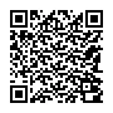 QR kód a telefonszámhoz +12182000687