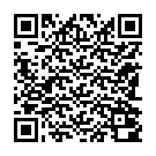 QR kód a telefonszámhoz +12182000696