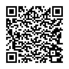 Código QR para número de teléfono +12182000726