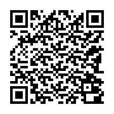 QR-код для номера телефона +12182000728