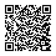 Codice QR per il numero di telefono +12182000736