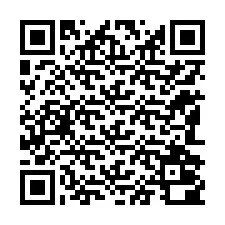 Código QR para número de teléfono +12182000742