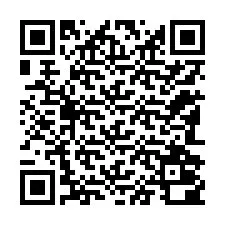 QR kód a telefonszámhoz +12182000749