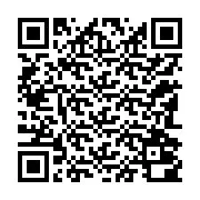 QR kód a telefonszámhoz +12182000758