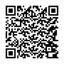 Código QR para número de teléfono +12182000762