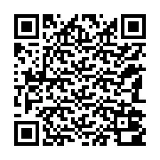 Codice QR per il numero di telefono +12182000800