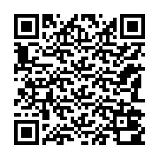 Codice QR per il numero di telefono +12182000805