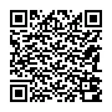 QR Code สำหรับหมายเลขโทรศัพท์ +12182000807