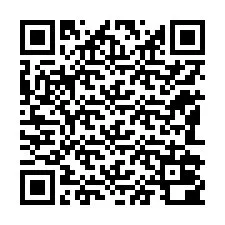 QR kód a telefonszámhoz +12182000812